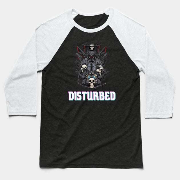 Disturbed Baseball T-Shirt by Maheswara.Momocats